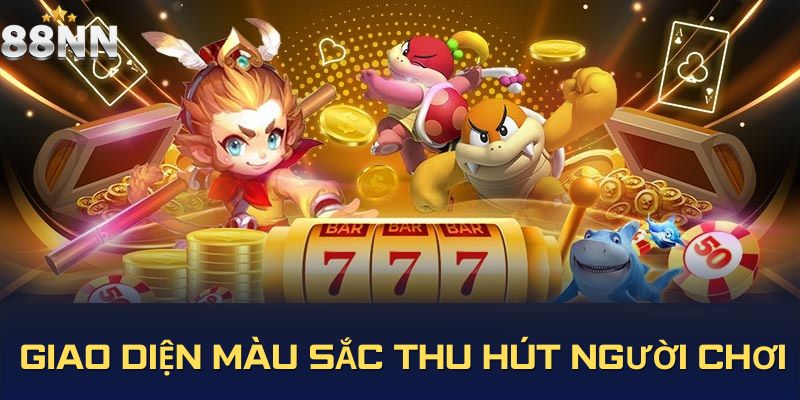 Giao diện nổ hũ thắng lớn đầy màu sắc thu hút người chơi
