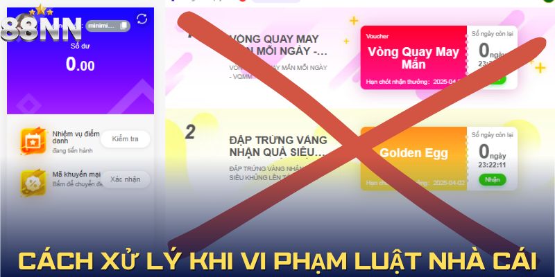 Thành viên sẽ bị xử phạt nghiêm khi gian lận