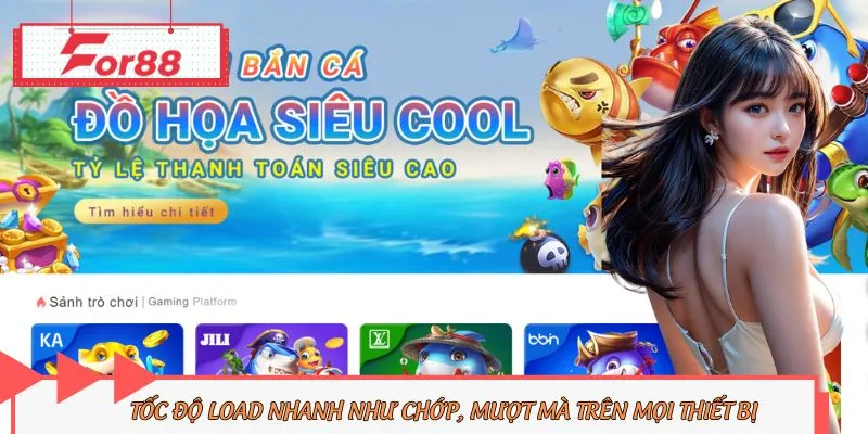 Tốc độ load ván cược chỉ trong 1 nốt nhạc